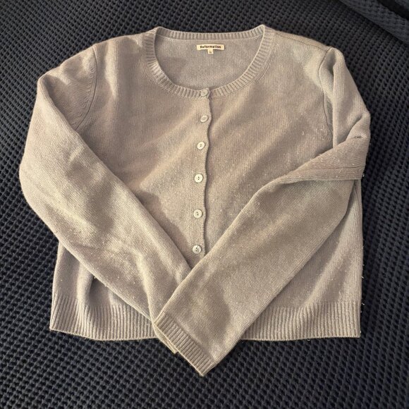 Reformation Clara Cashmere Cardigan - Picture 3 of 7